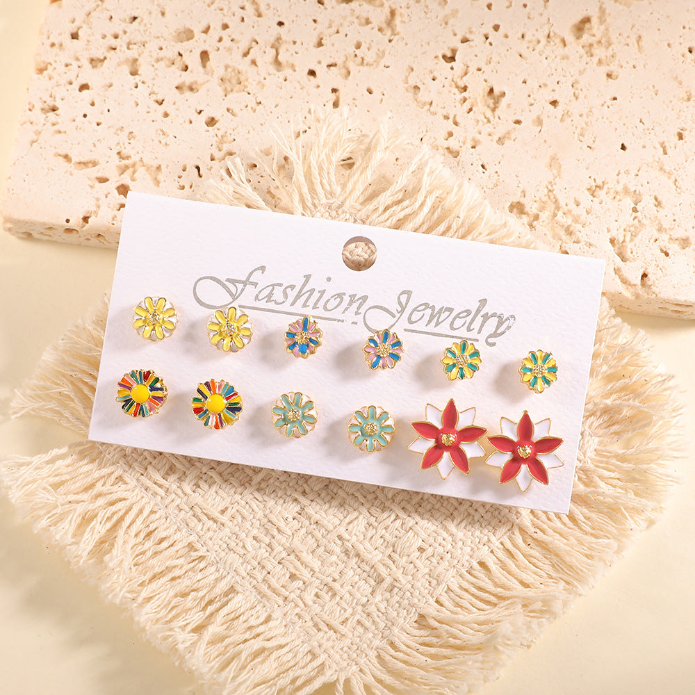 Women’s Earrings Set with Fruity Design Nin Boutique