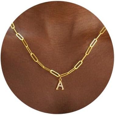 Ladies Elegant Gold Necklace with Personalized Pendant Nin Boutique