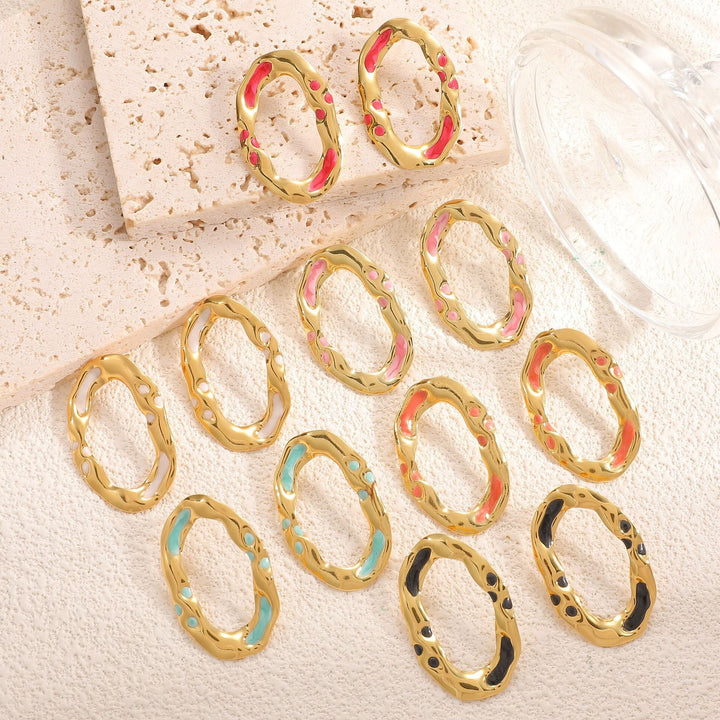 Women earrings in unique organic design Nin Boutique