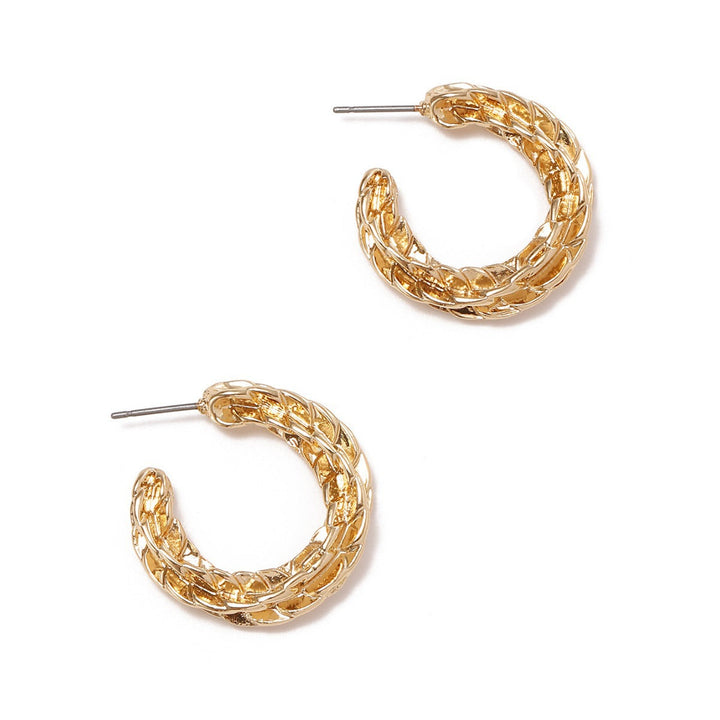 Women's earrings with braided design Nin Boutique