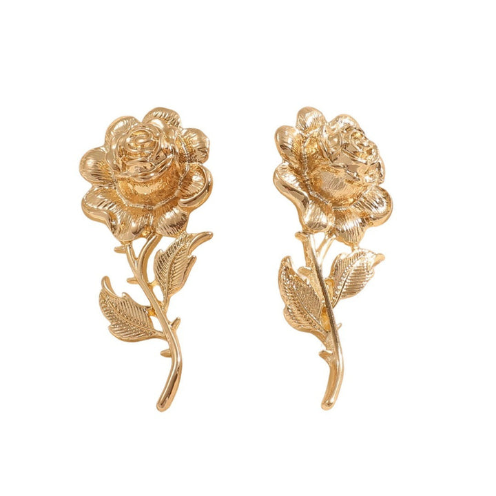 Women's earrings in artistic rose design Nin Boutique