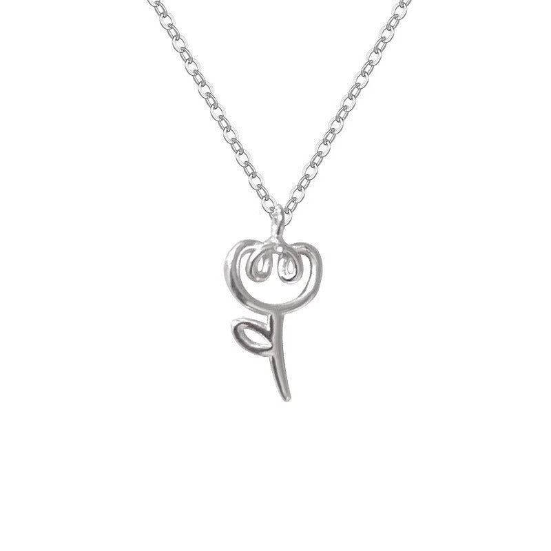 Women's Necklace with Creative Plant Motif Nin Boutique
