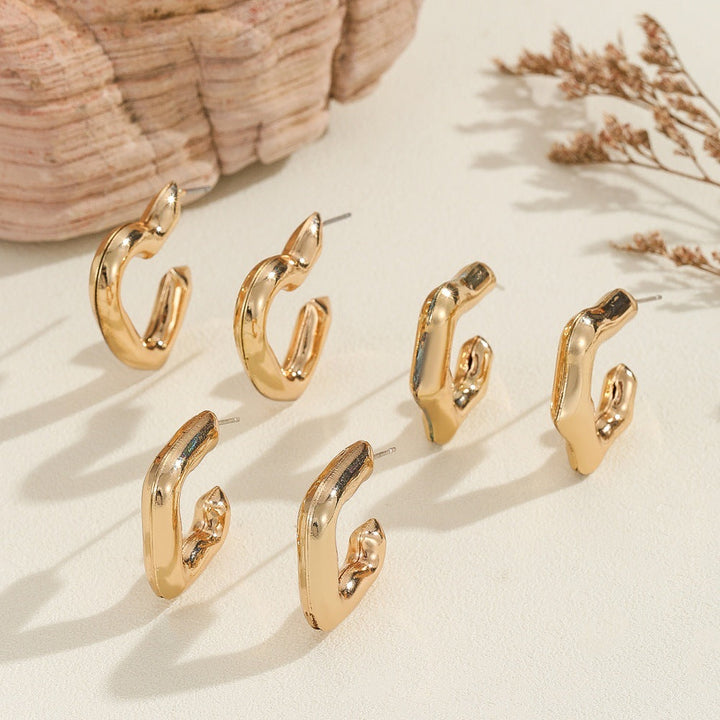 Women's earrings with organic design Nin Boutique