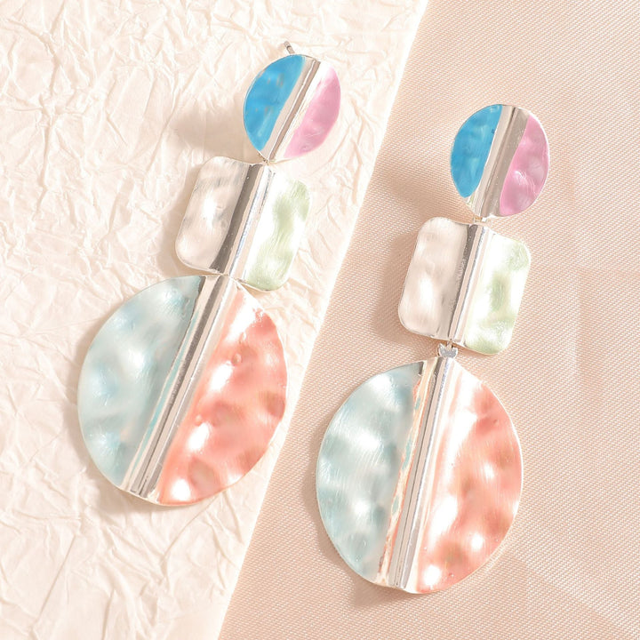 Women's earrings with modern, colorful design Nin Boutique