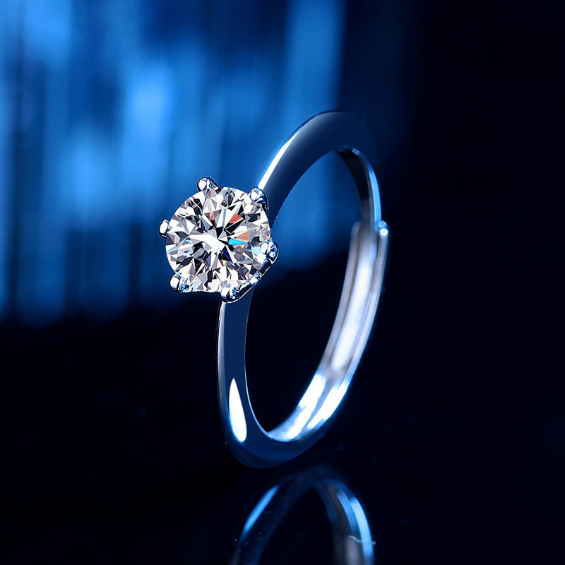 Ladies Ring with sparkling crystal Nin Boutique