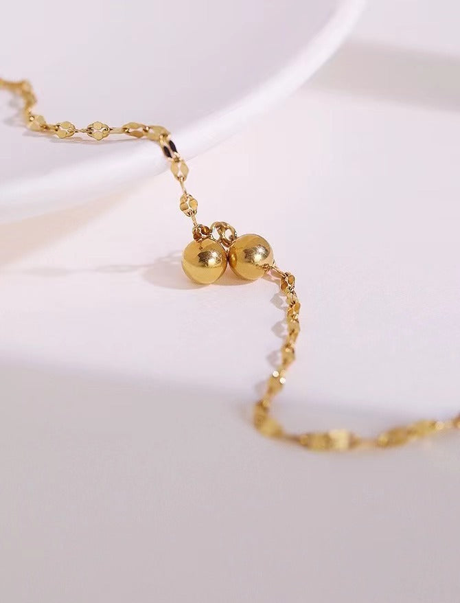 Women Luxury Minimalist Pearl Ankle Bracelet Nin Boutique