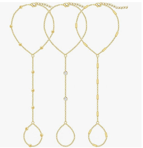 Women’s anklet with sparkling zirconia details and delicate design Nin Boutique