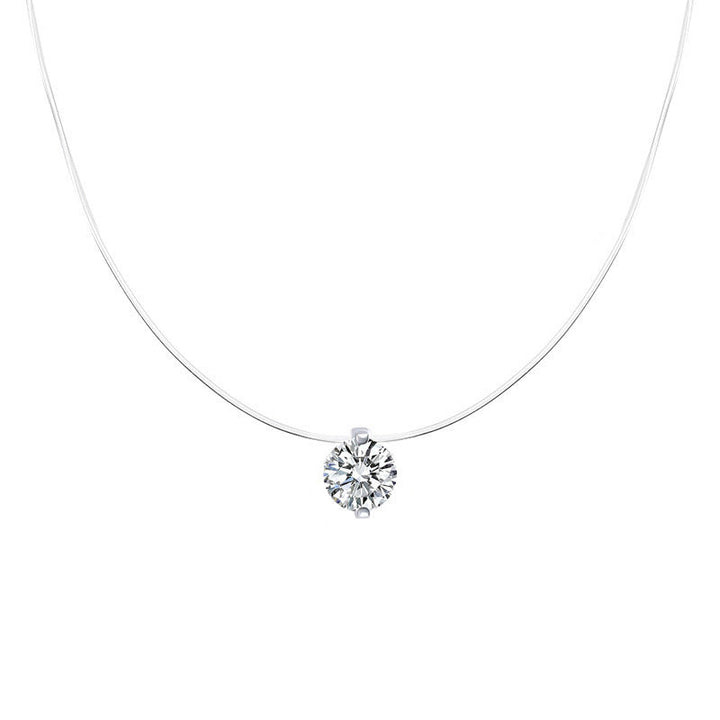 Women's necklace with sparkling crystal pendant Nin Boutique