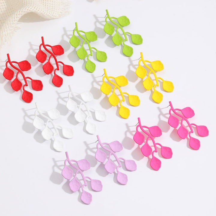 Women's earrings in stylish plant motif Nin Boutique
