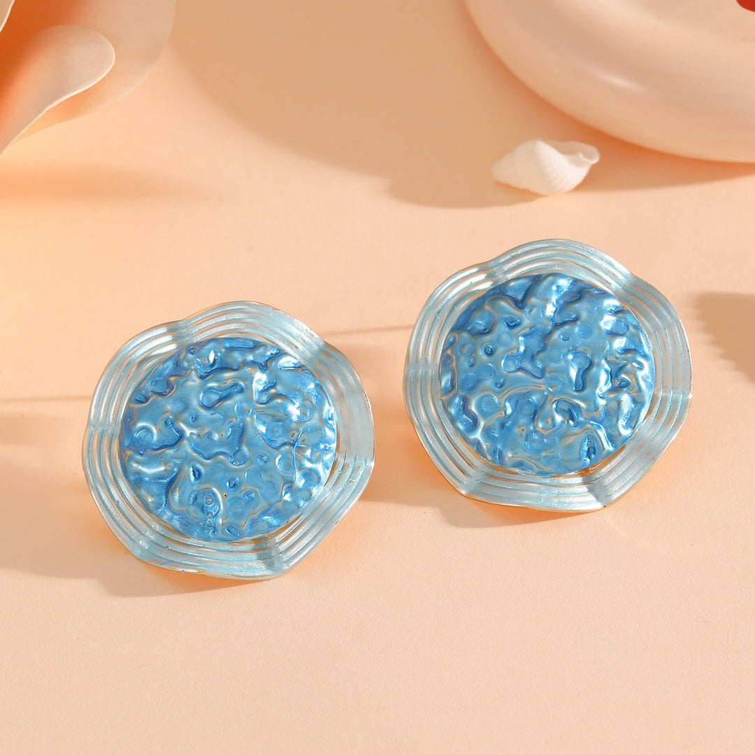 Women's earrings with artistic, layered design Nin Boutique