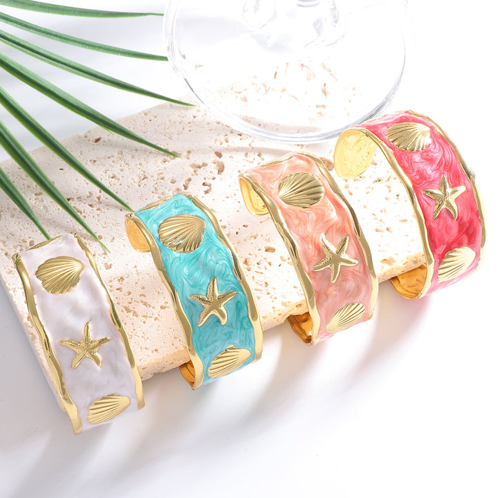 Women’s bracelet with maritime shell and starfish design Nin Boutique