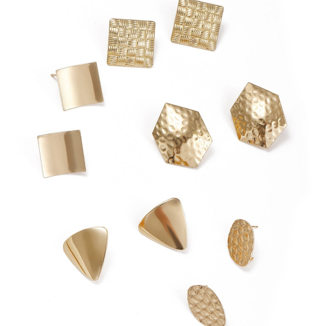 Ladies earrings in artistic face design Nin Boutique