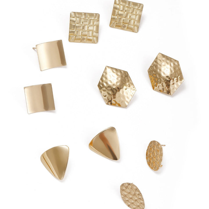 Ladies earrings in artistic face design Nin Boutique