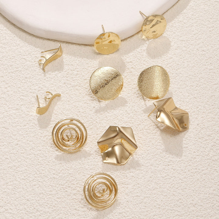Ladies earrings in artistic face design Nin Boutique