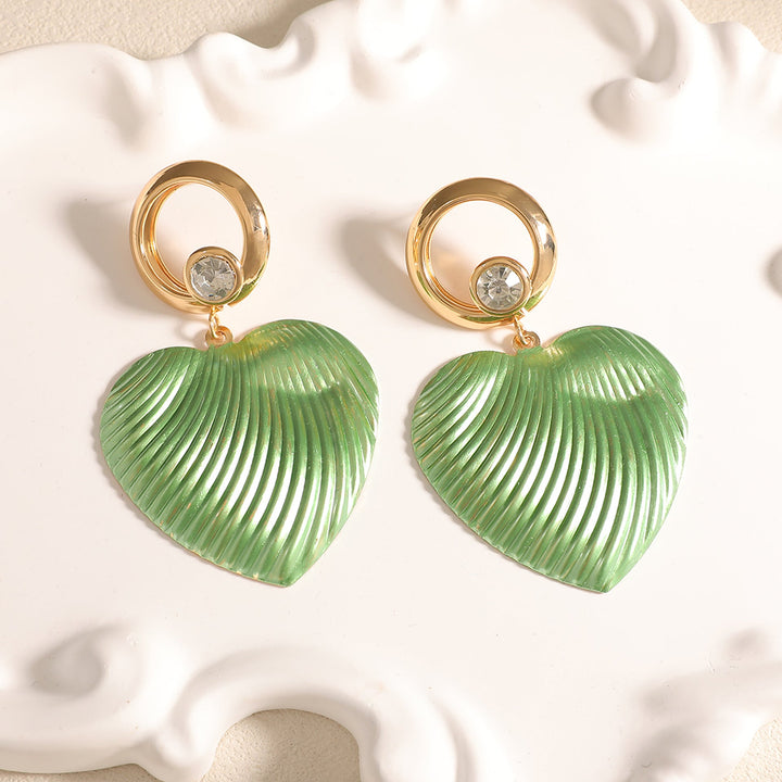 Women's earrings with elaborate heart design Nin Boutique