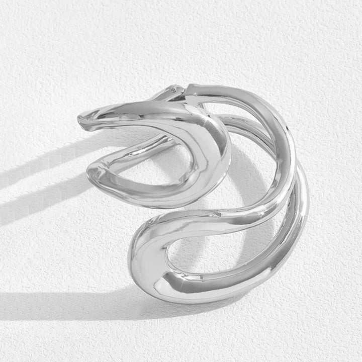 Women Open Cuff Bracelet with Modern, Flowing Design Nin Boutique
