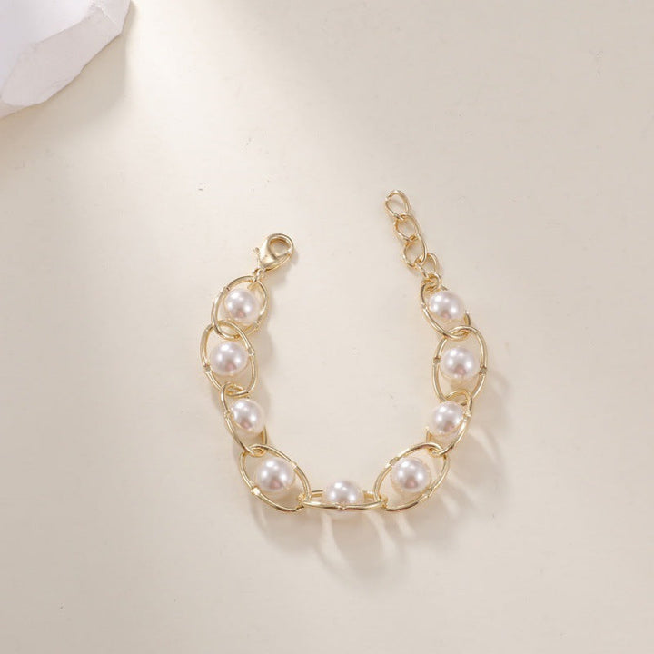 Women's bracelet with sparkling crystal beads Nin Boutique