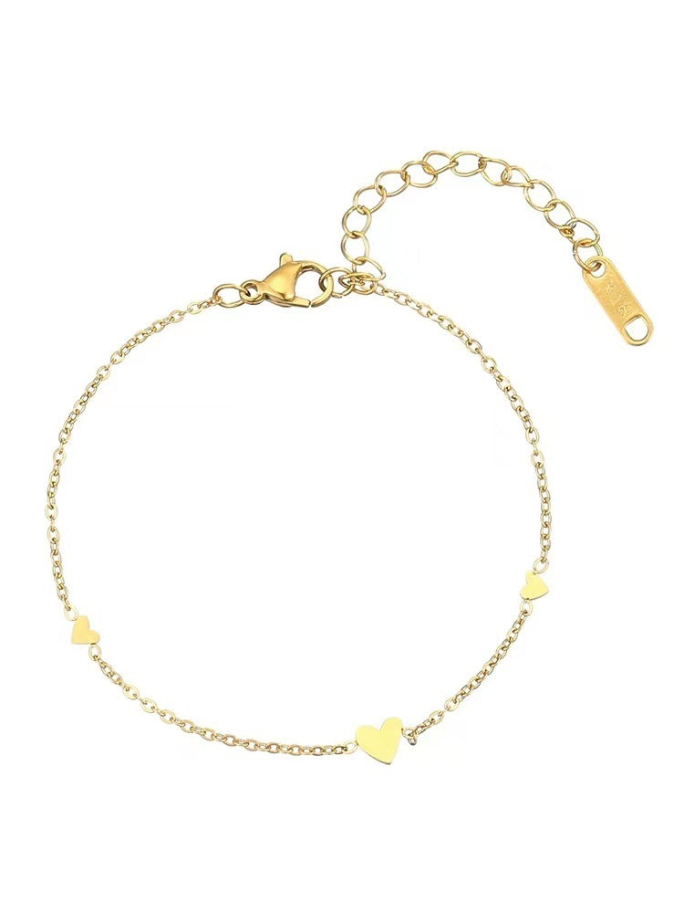 Women Heart-Accent Necklace Anklet Nin Boutique