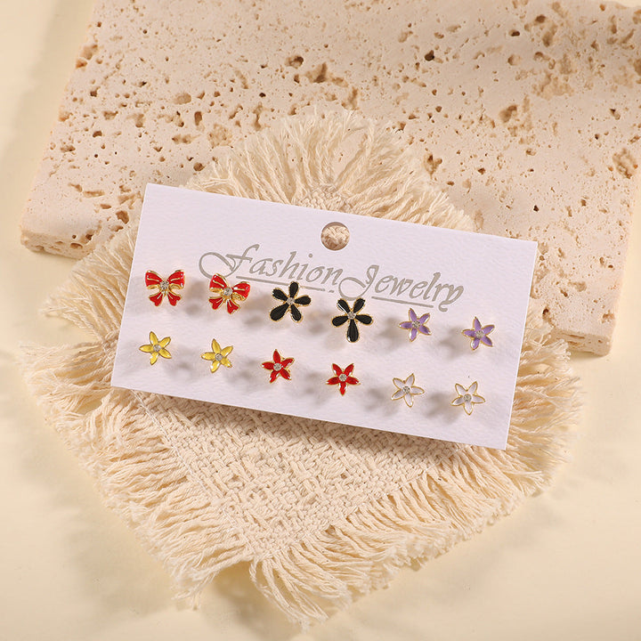 Women’s Earrings Set with Fruity Design Nin Boutique