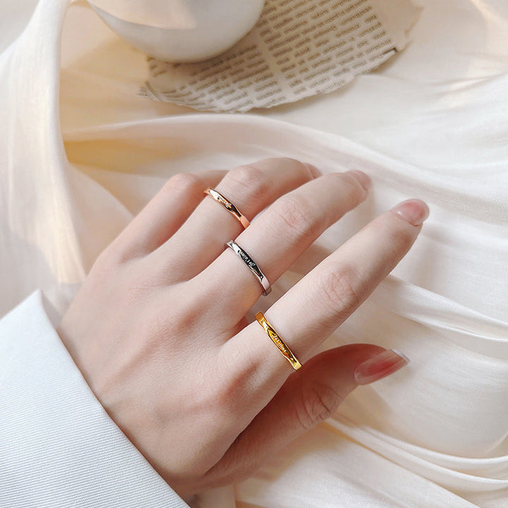 Ladies Ring with personalized engraving Nin Boutique
