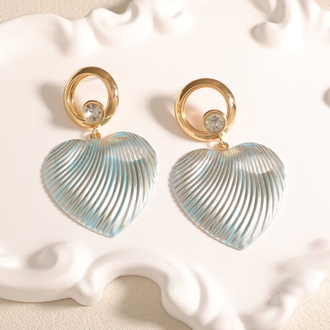 Women's earrings with elaborate heart design Nin Boutique