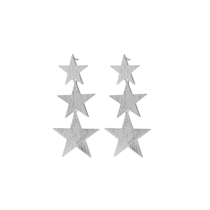Women's earrings with layered star design Nin Boutique