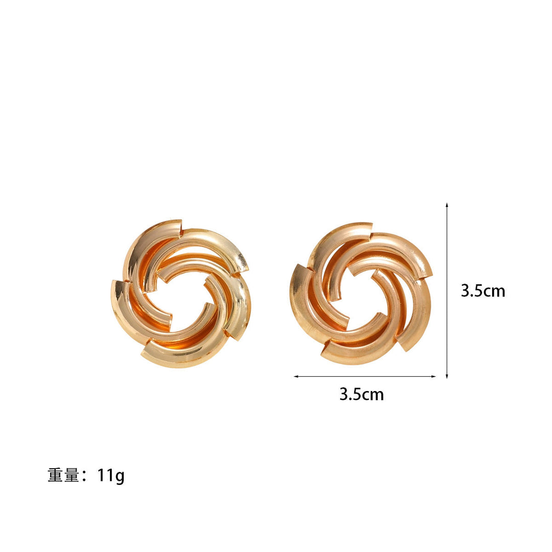 Women's earrings in artistic spiral design Nin Boutique