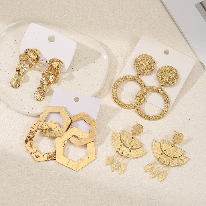 Women's earrings in artistic, geometric design Nin Boutique