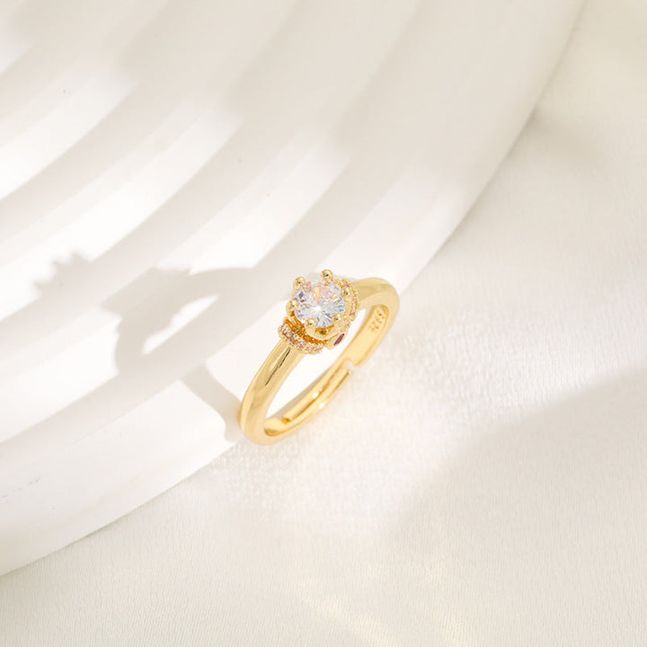 Women's ring with sparkling zirconia Nin Boutique