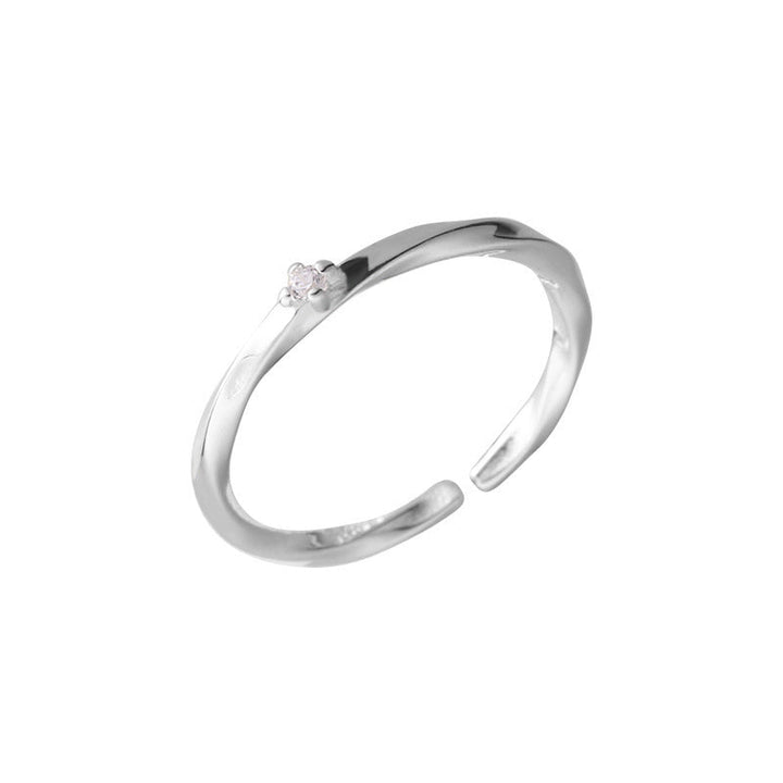 Women's Open Ring with Elegant Design and Sparkling Zirconia Nin Boutique