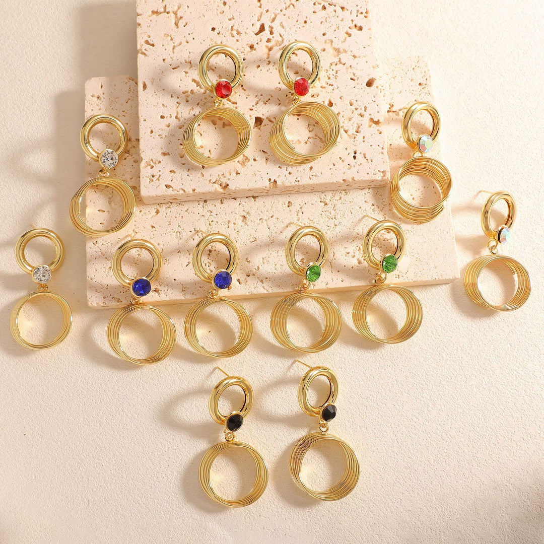 Women's earrings with elegant spiral design Nin Boutique