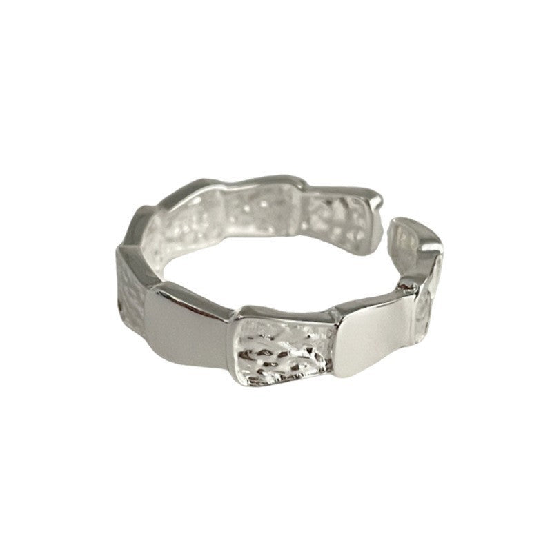 Women's ring with elegant, faceted design Nin Boutique