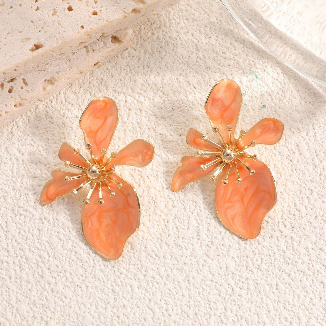 Ladies Earrings with intricate floral motif Nin Boutique