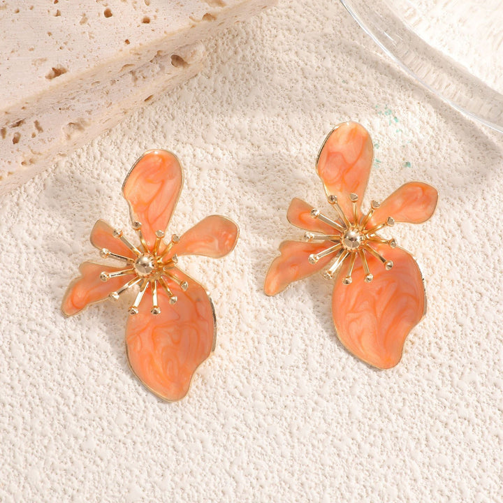 Ladies Earrings with intricate floral motif Nin Boutique