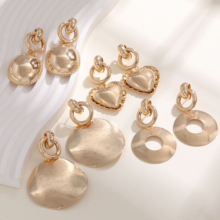 Ladies earrings with elegant hearts Nin Boutique