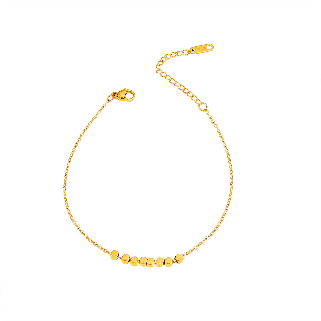 Women's fashionable ankle bracelet with elegant forged elements Nin Boutique