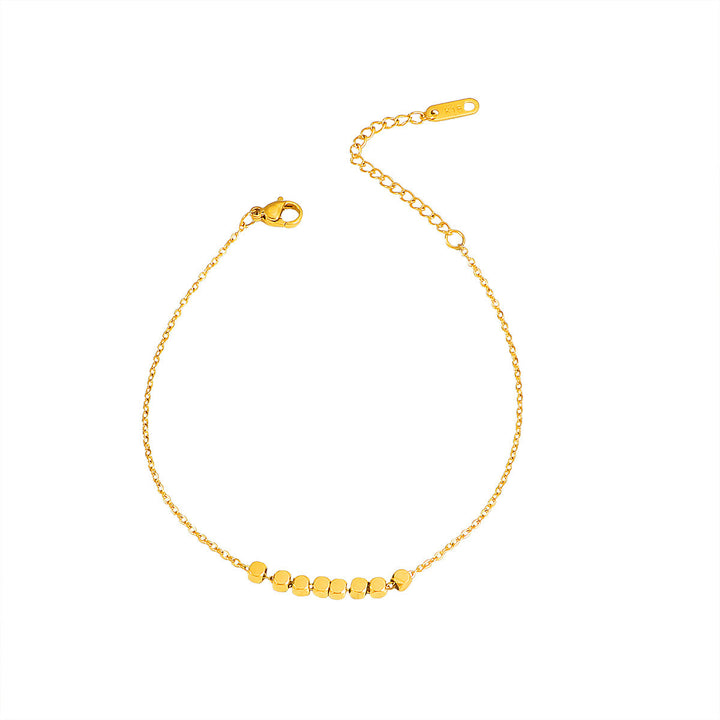 Women's fashionable ankle bracelet with elegant forged elements Nin Boutique