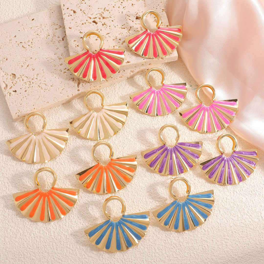 Ladies earrings in elegant fan design Nin Boutique