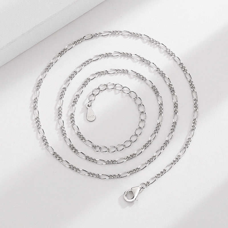 Ladies fine gold necklace with stylish link design Nin Boutique