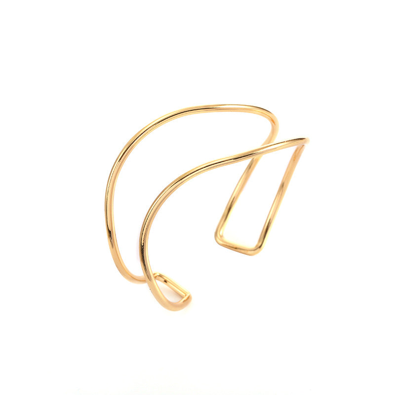 Women's Open Bangle in Minimalist Design Nin Boutique