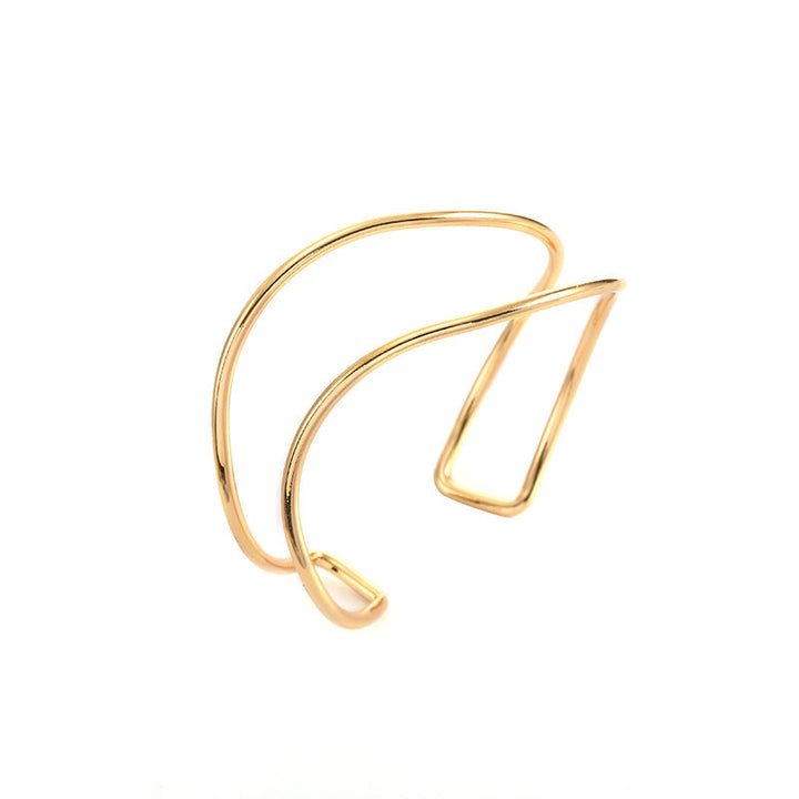 Women's Open Bangle in Minimalist Design Nin Boutique