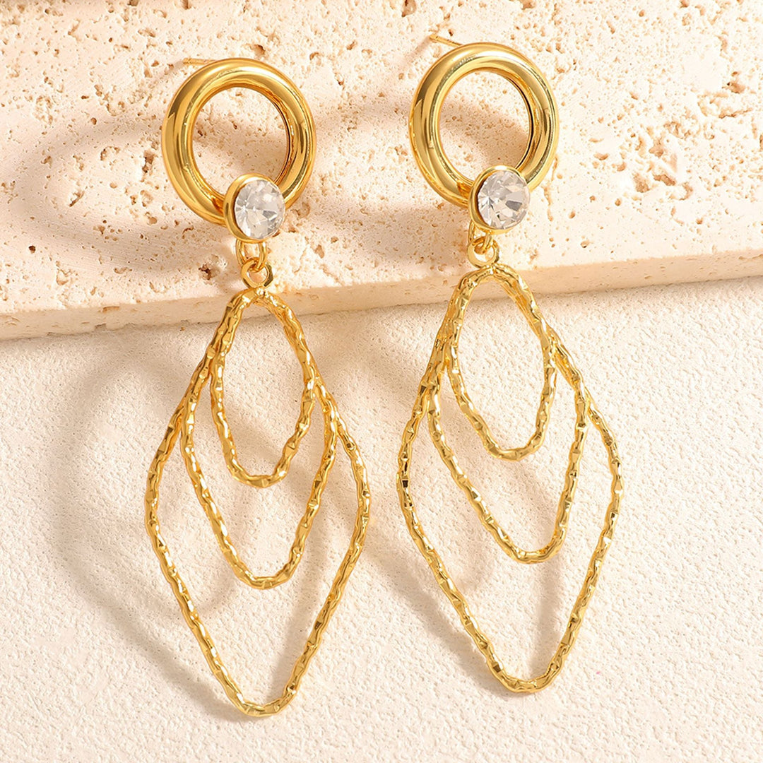 Women's earrings with elegant, shimmering design Nin Boutique