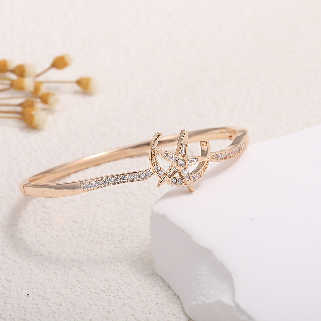 Ladies' bracelet with elegant infinity pattern and sparkling zirconia Nin Boutique