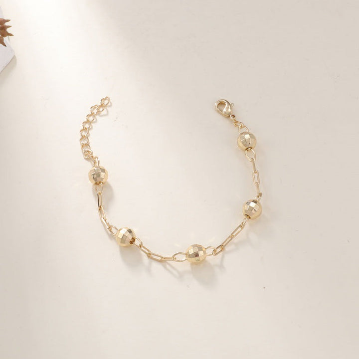 Ladies bracelet with intricately woven design and noble semi-precious stones Nin Boutique