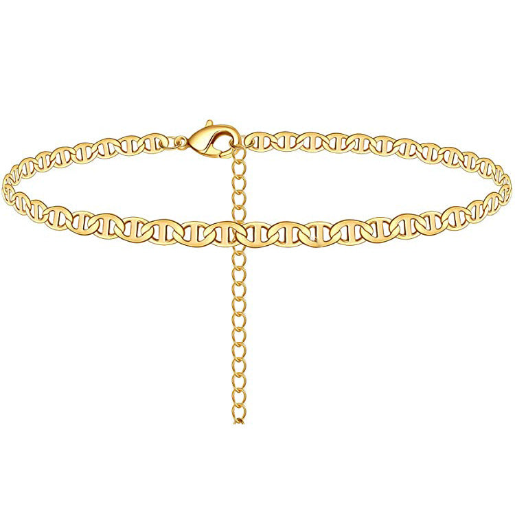 Women's elegant anklet made of high-quality stainless steel with delicate design Nin Boutique