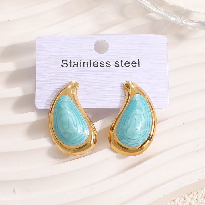 Women's earrings with intricate wave pattern Nin Boutique