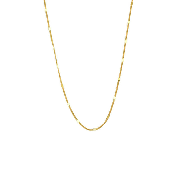 Ladies necklace with elegant link design and sparkling accents Nin Boutique