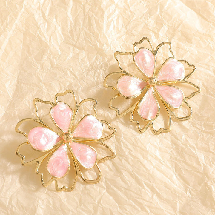 Ladies Earrings with intricate floral motif Nin Boutique