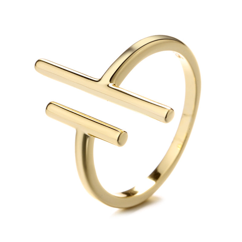 Women's Open Ring in modern minimalist design Nin Boutique