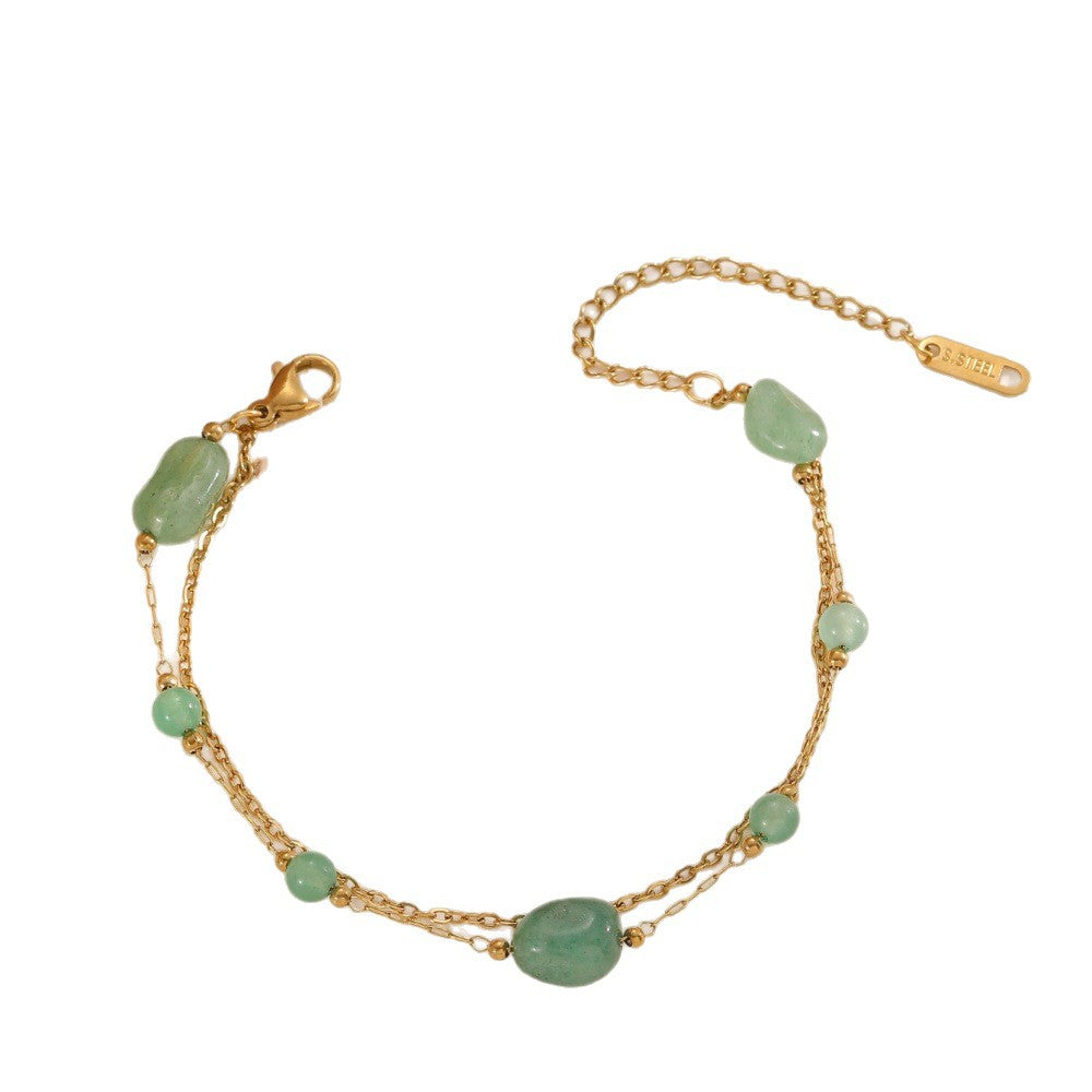 Ladies Glücksblatt bracelet made of high-quality stainless steel Nin Boutique
